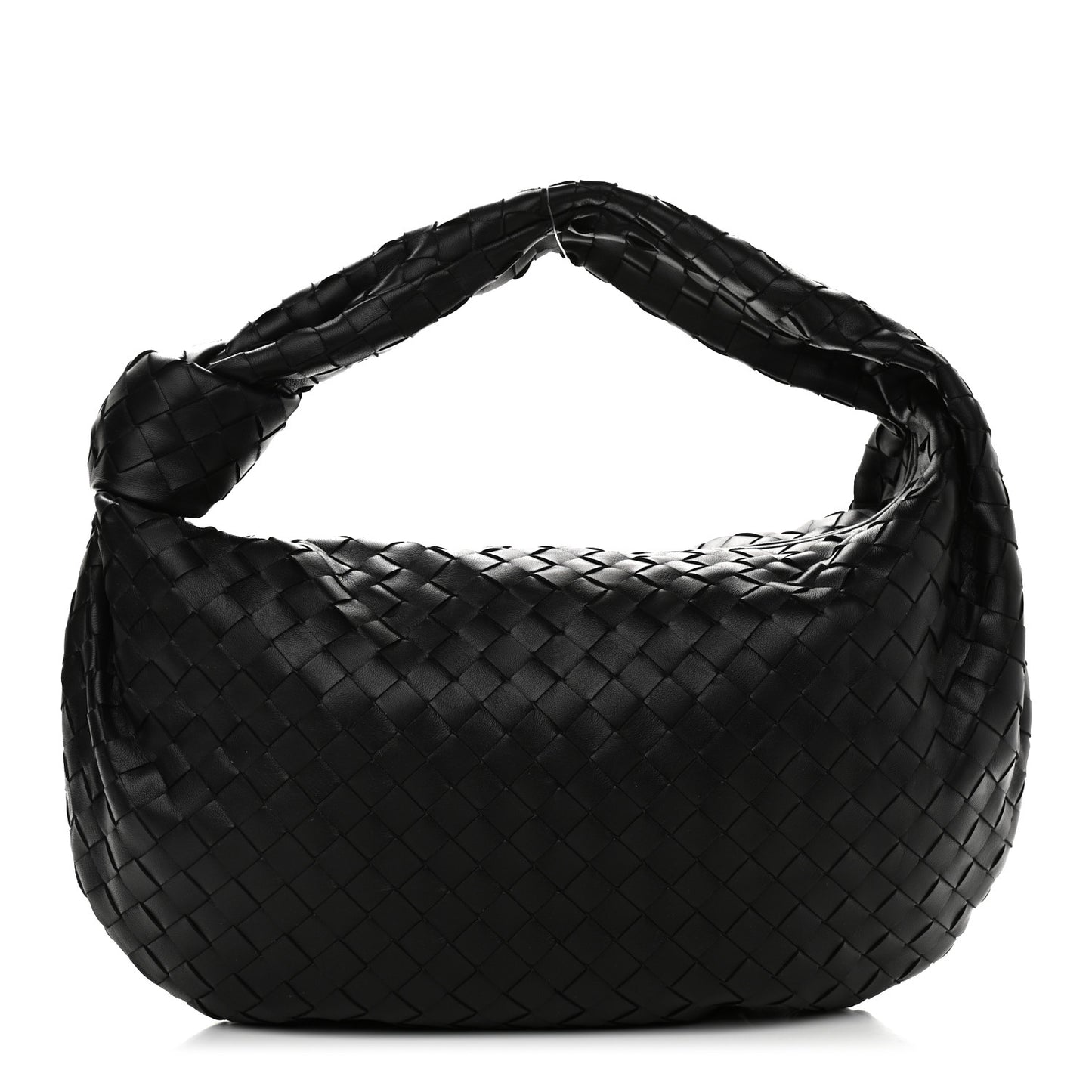 Nappa Intrecciato Teen Jodie Hobo Black