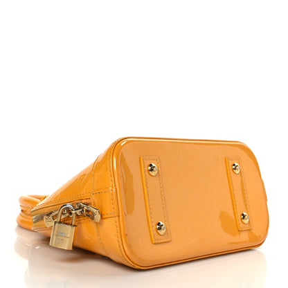 Louis Vuitton Vernis Alma BB Jaune Passion 3 of 9