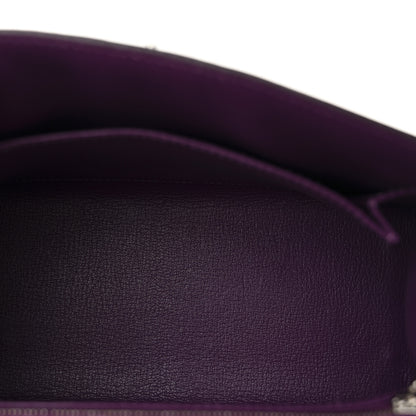 Hermes Madame Calfskin Kelly Sellier 25 Anemone 5 of 10
