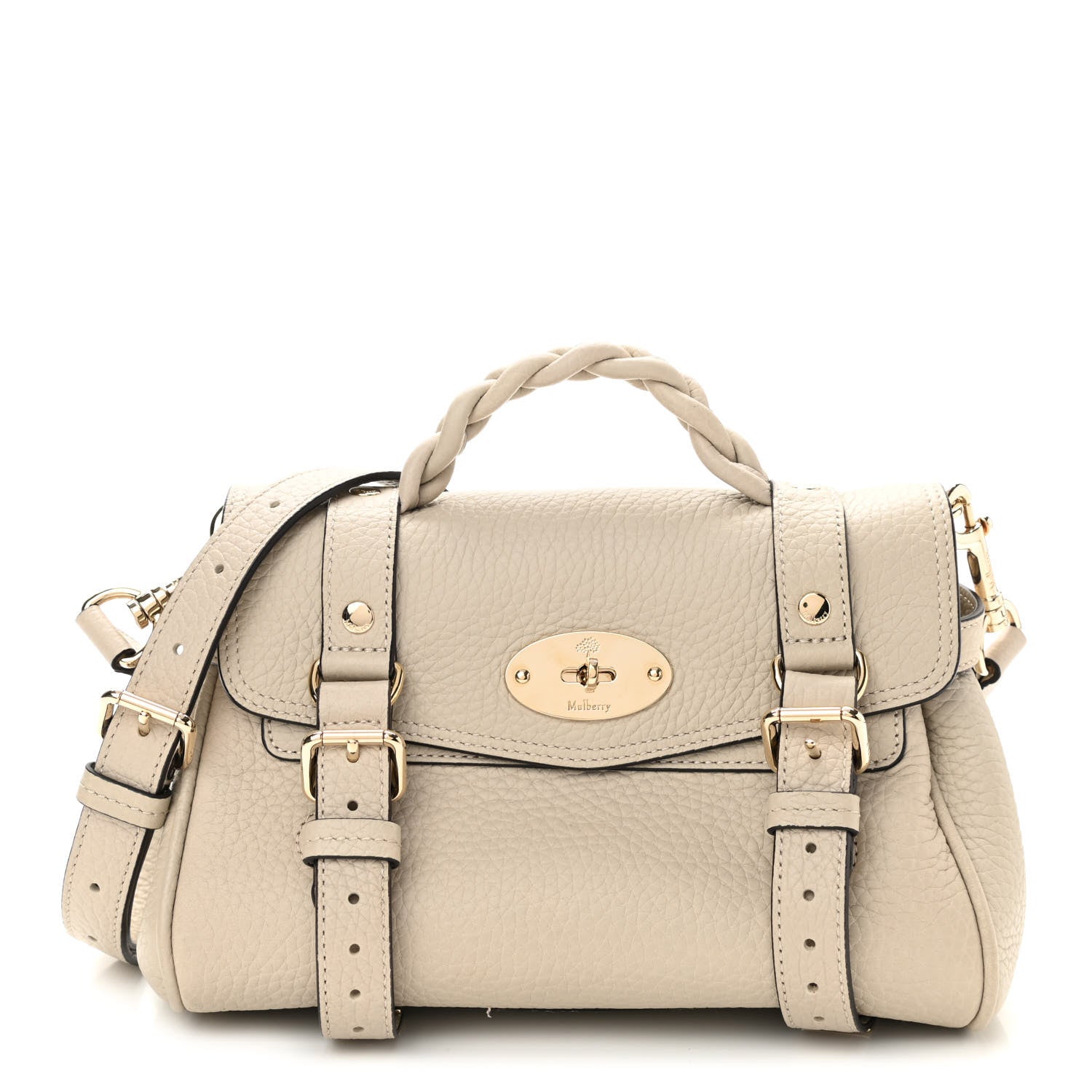 Mulberry Heavy Grain Mini Alexa Chalk 1 of 9