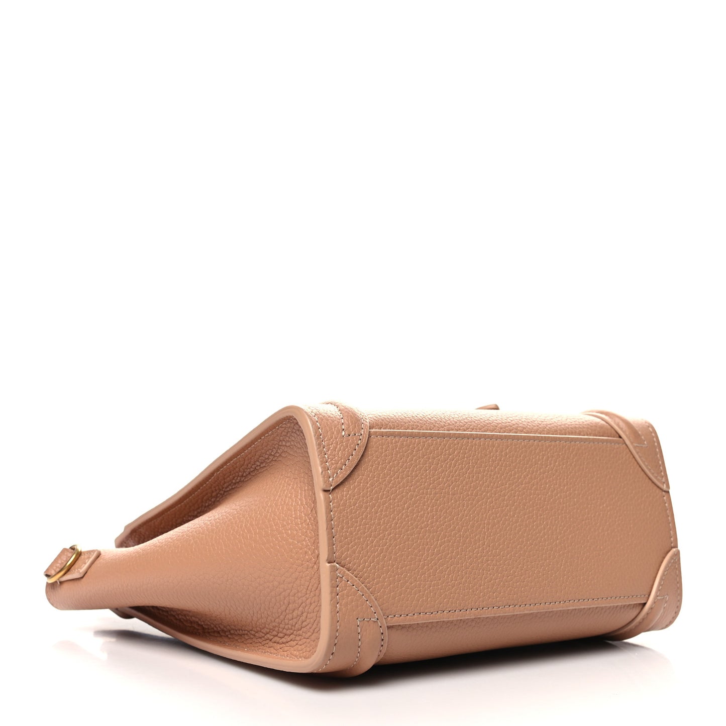 Drummed Calfskin Nano Luggage Desert Rose