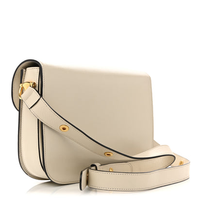 Gucci Azalea Calfskin Horsebit 1955 Shoulder Bag Mystic White 3 of 12