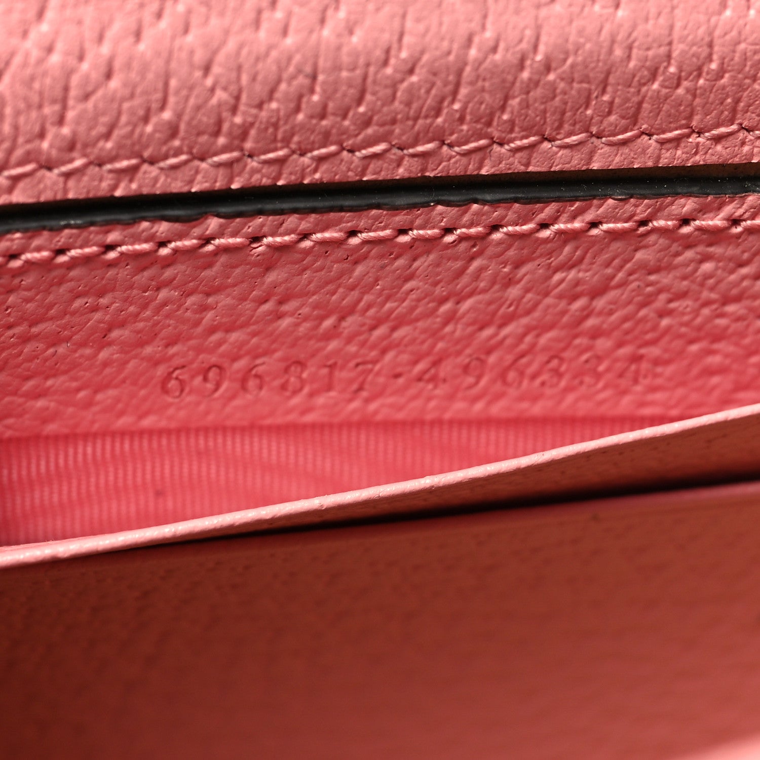 Gucci Textured Dollar Calfskin Mini Diana Chain Bag Wild Rose 7 of 10