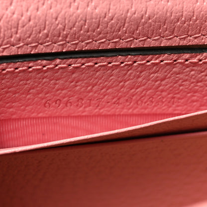 Gucci Textured Dollar Calfskin Mini Diana Chain Bag Wild Rose 7 of 10