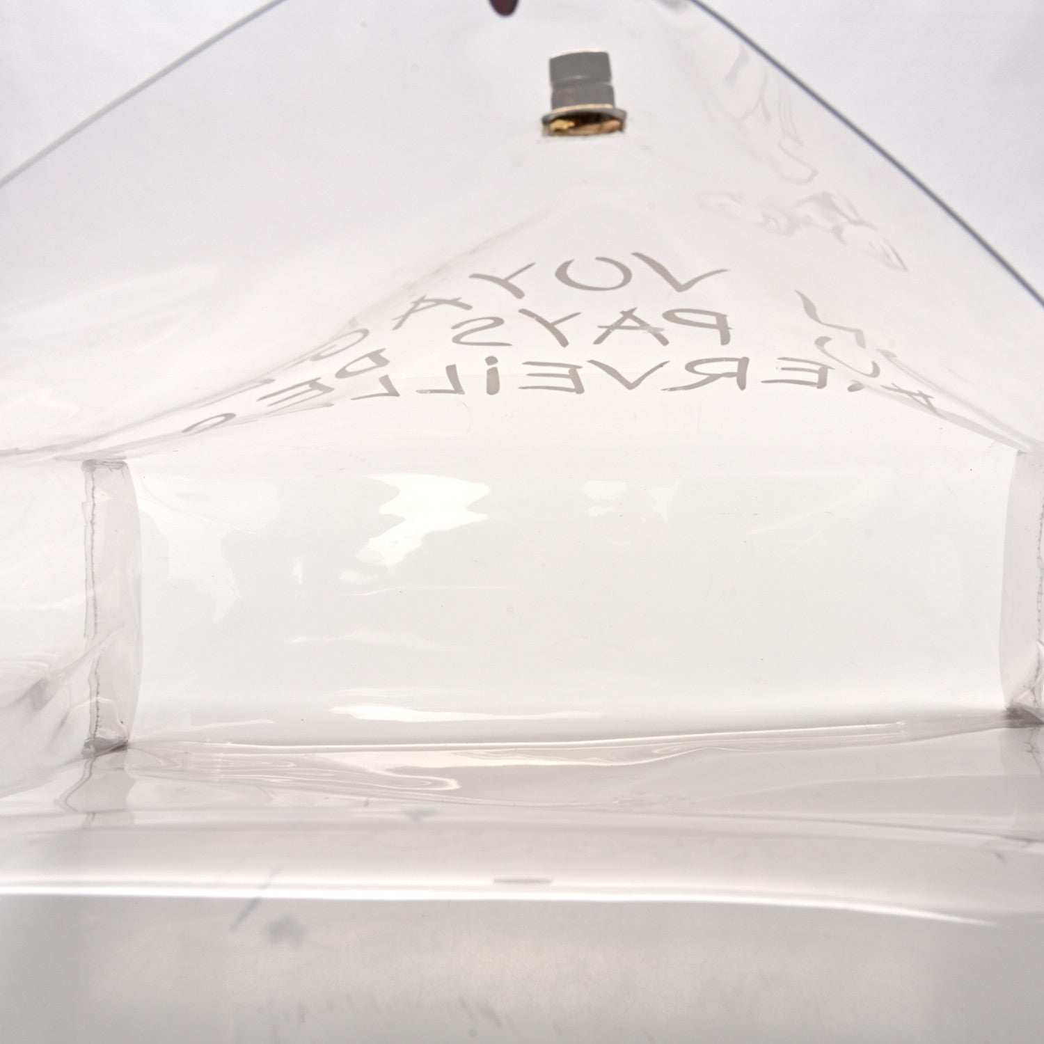 Hermes Vinyl Souvenir De L'Exposition Kelly Transparent 5 of 14