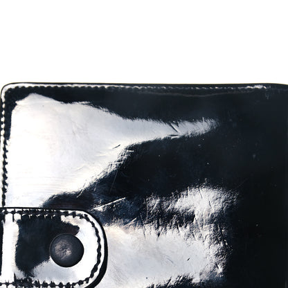 Chanel Patent Timeless CC Compact French Wallet Black 15 of 15