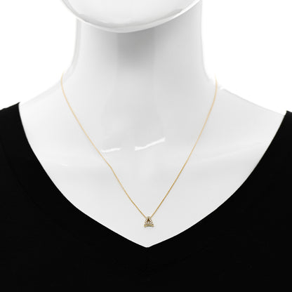 Roberto Coin 18K Yellow Gold Diamond Love Letter A Pendant Necklace 2 of 5