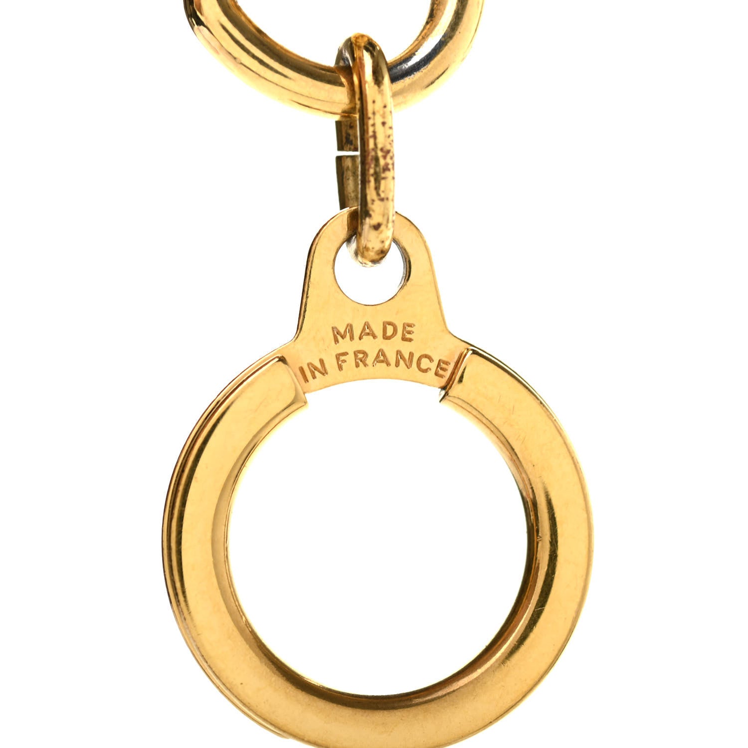 Louis Vuitton Pochette Extender Key Ring Gold 4 of 5