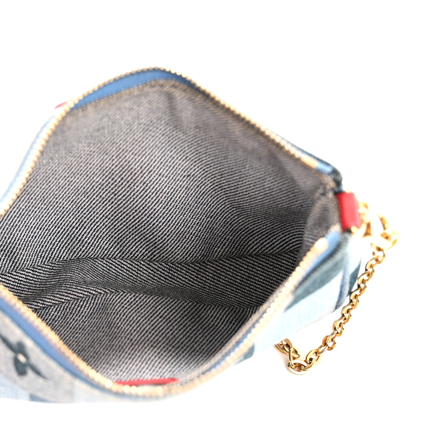 Denim Multi Pochette Accessories Mini Pochette