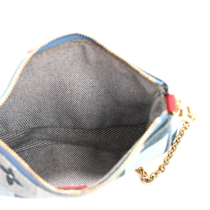 Louis Vuitton Denim Multi Pochette Accessories Mini Pochette 5 of 13