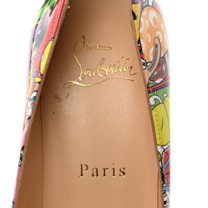 Christian Louboutin Patent Pigalle Follies 100 Pumps 37.5 Multicolor 6 of 7
