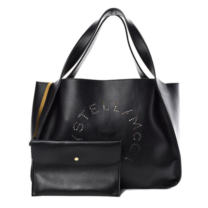 Stella McCartney Eco Alter Nappa East West Perforated Tote Black 1 of 11