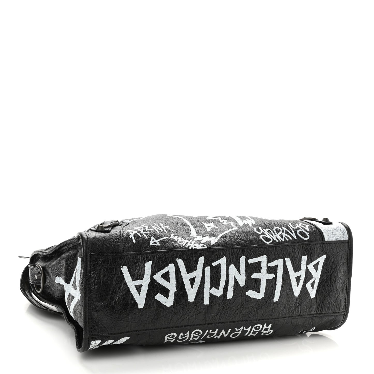 Agneau Arena Graffiti All Over Classic Hardware City Black White
