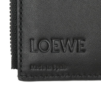 Loewe Calfskin Embossed Trifold Wallet Black 6 of 8