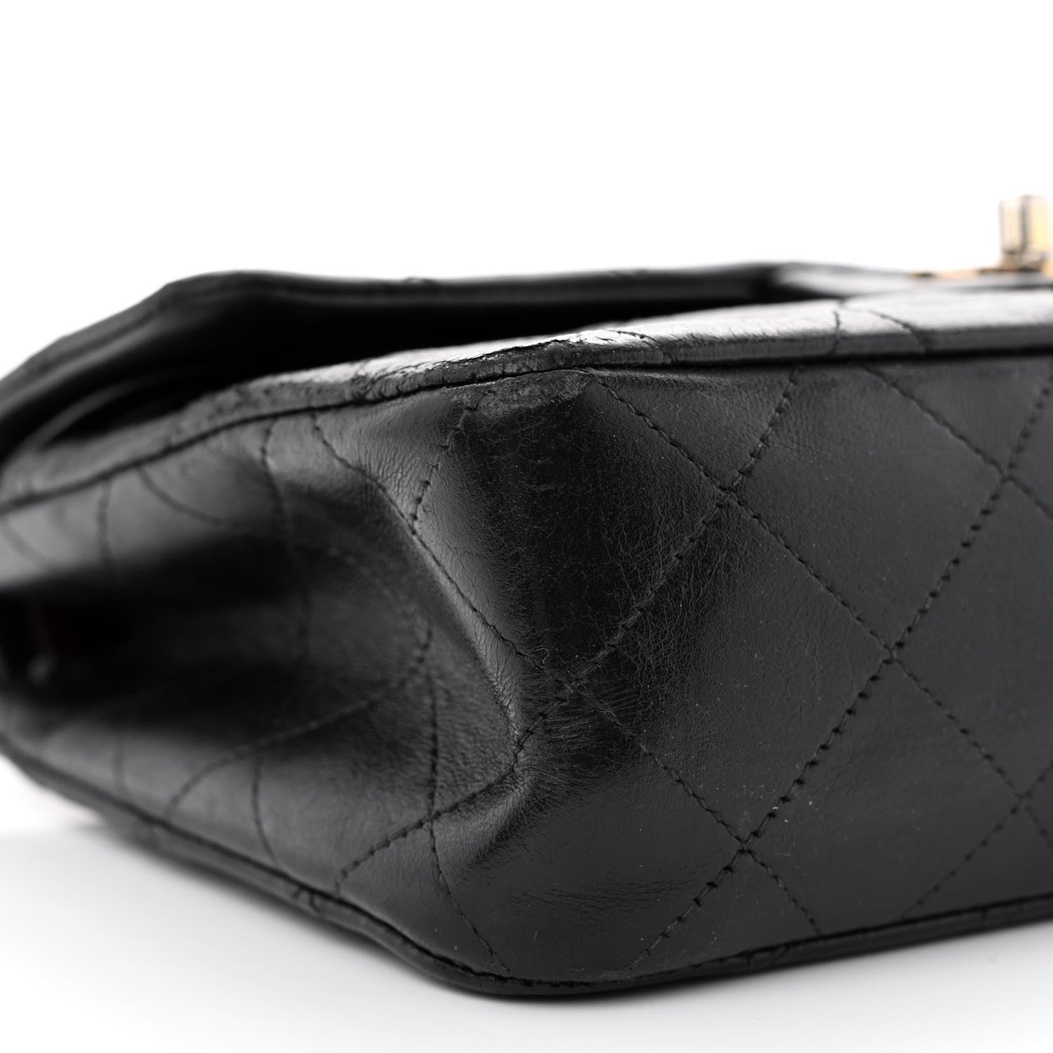 Chanel Lambskin Quilted Small Double Flap Black 10 of 18