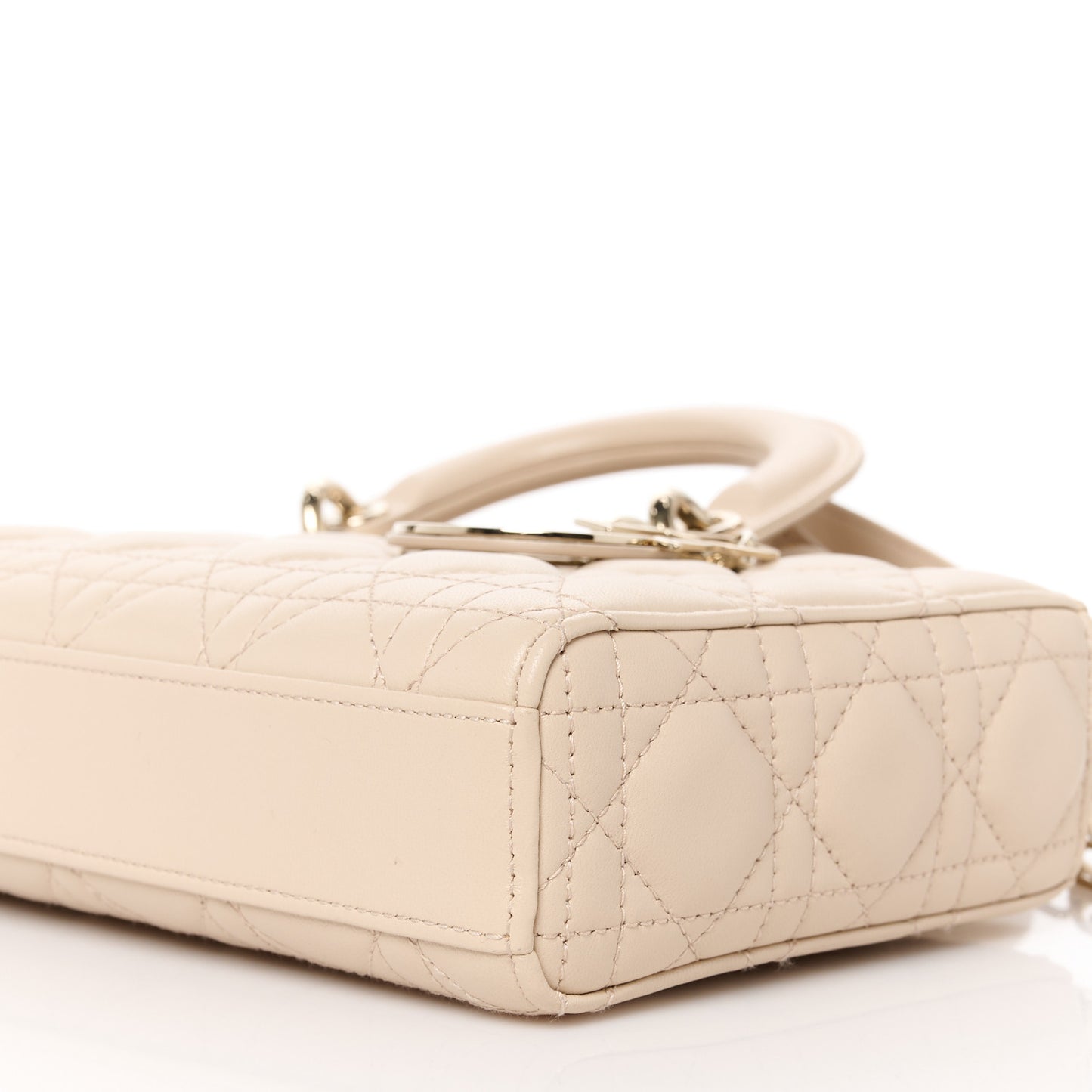 Lambskin Cannage Medium Lady D-Joy Beige Aesthetic
