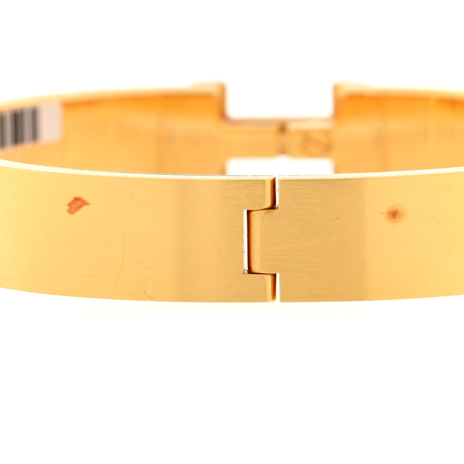 Hermes Matte Enamel Narrow Clic Clac HH Bracelet GM Black 4 of 5
