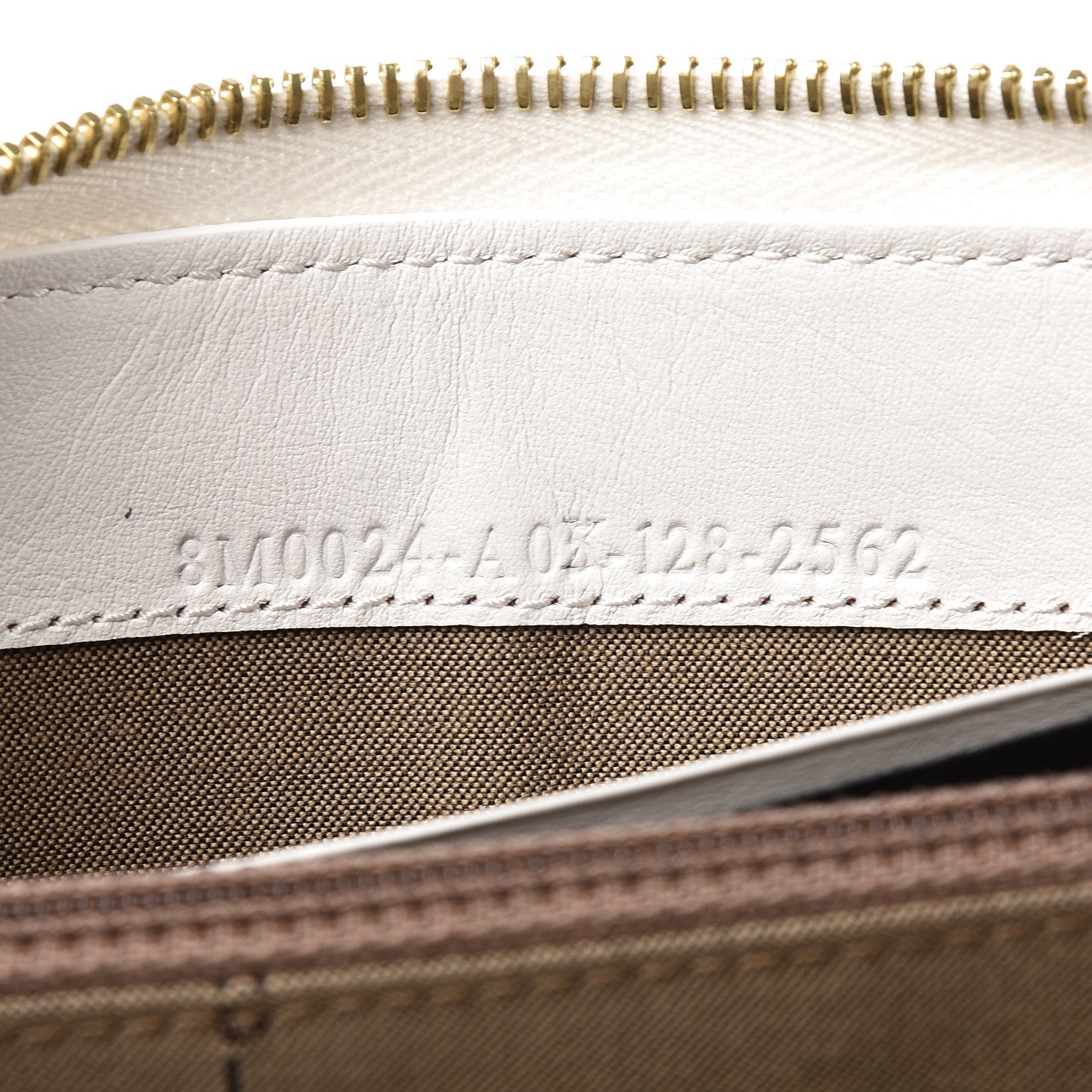 Fendi Zucchino Spalmati FF Multicolor Zip Around Wallet White Multicolor 8 of 8