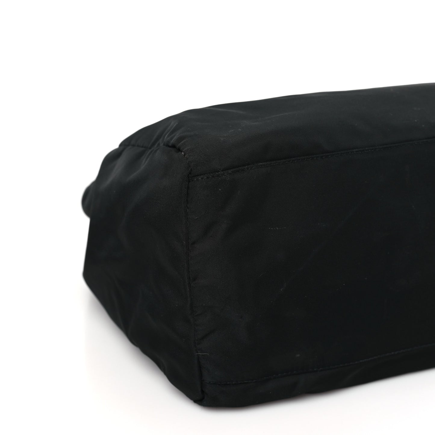 Nylon Tessuto Shopping Tote Black