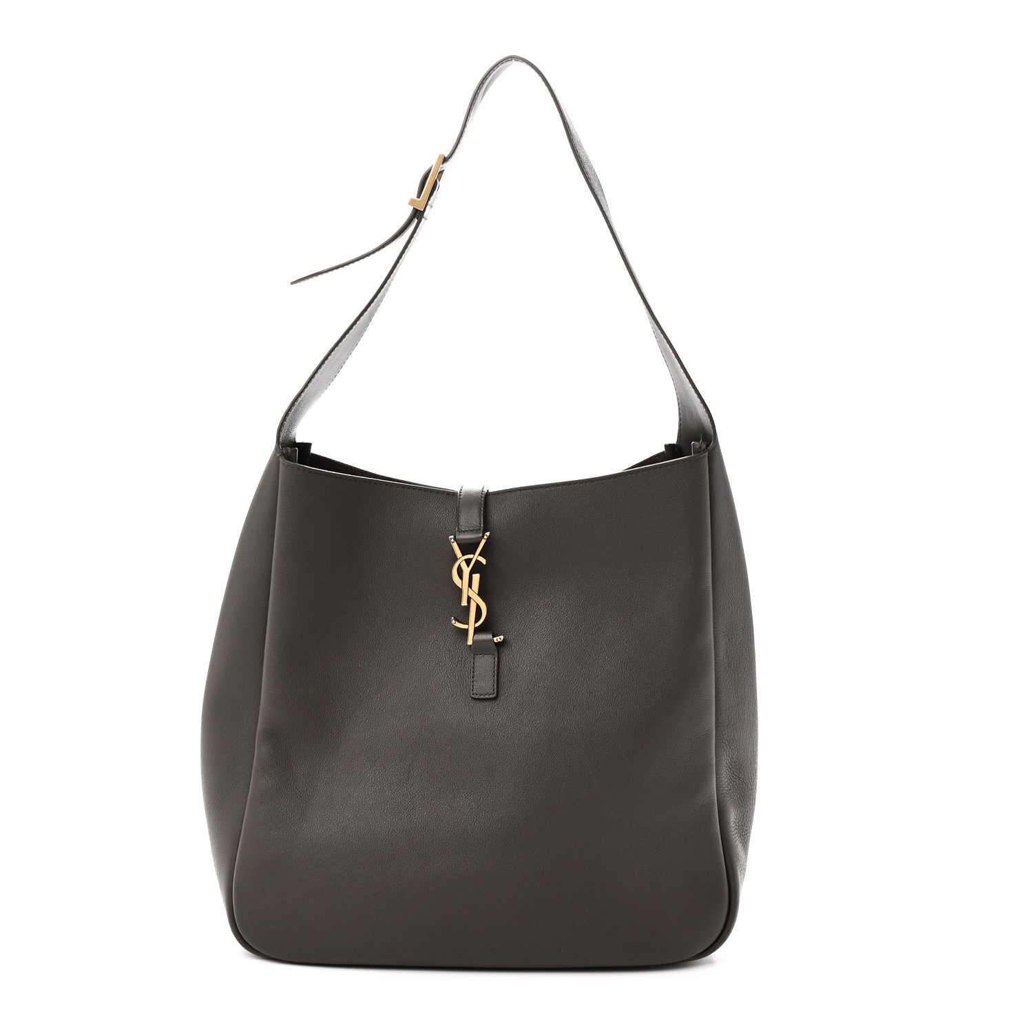 Saint Laurent Smooth Calfskin Large Le 5 A 7 Soft Hobo Light Musk 1 of 10