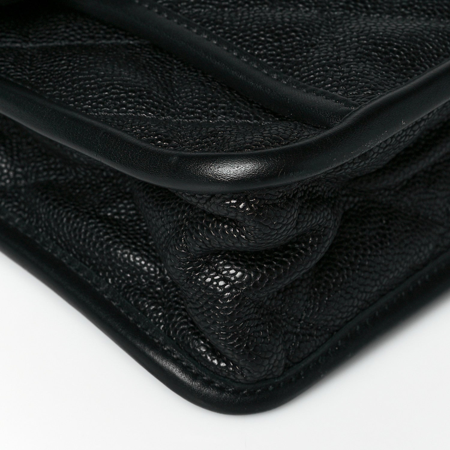 Chanel Caviar Quilted Large French Riviera Flap Black 9 of 10
