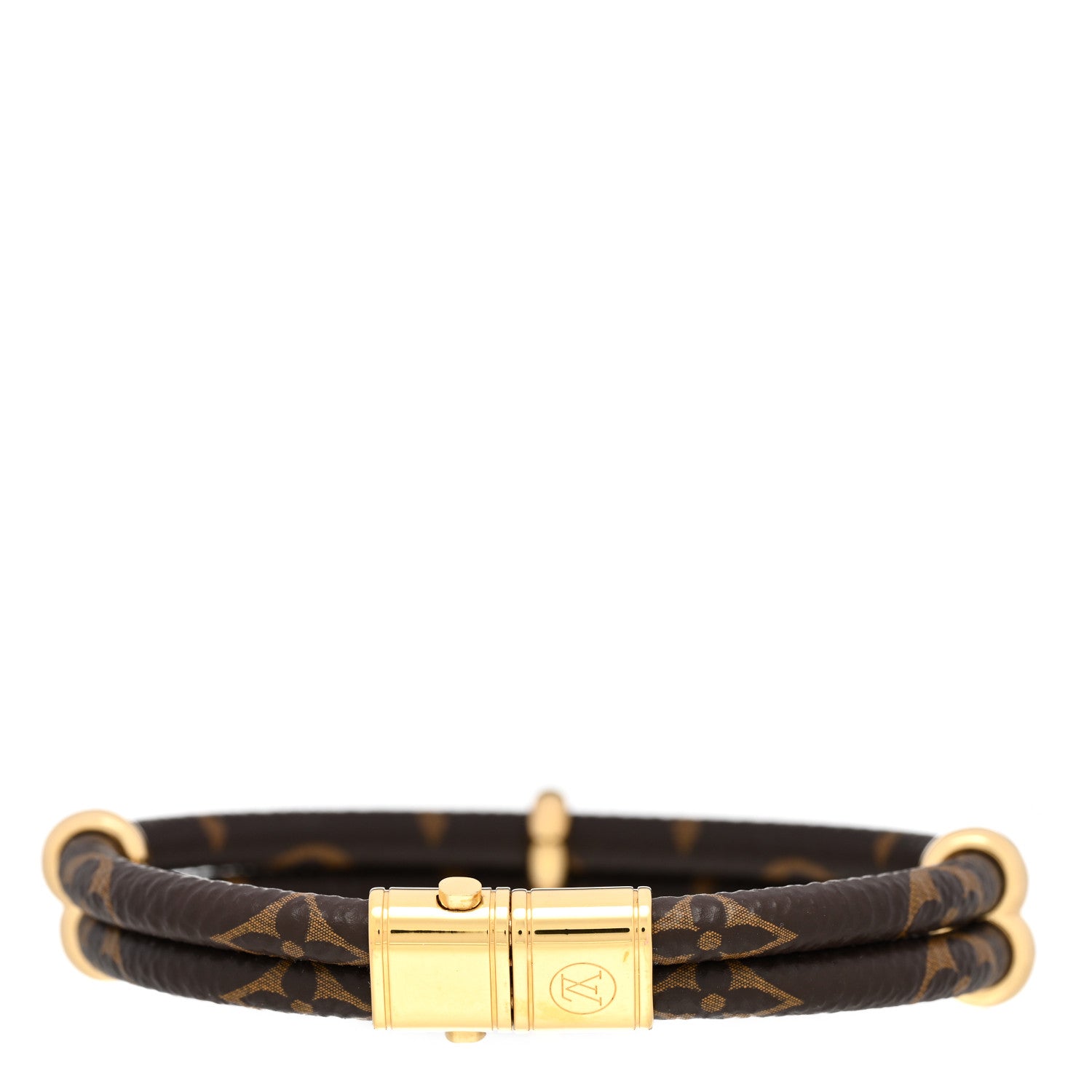 Louis Vuitton Monogram Keep It Twice Bracelet 19 3 of 4