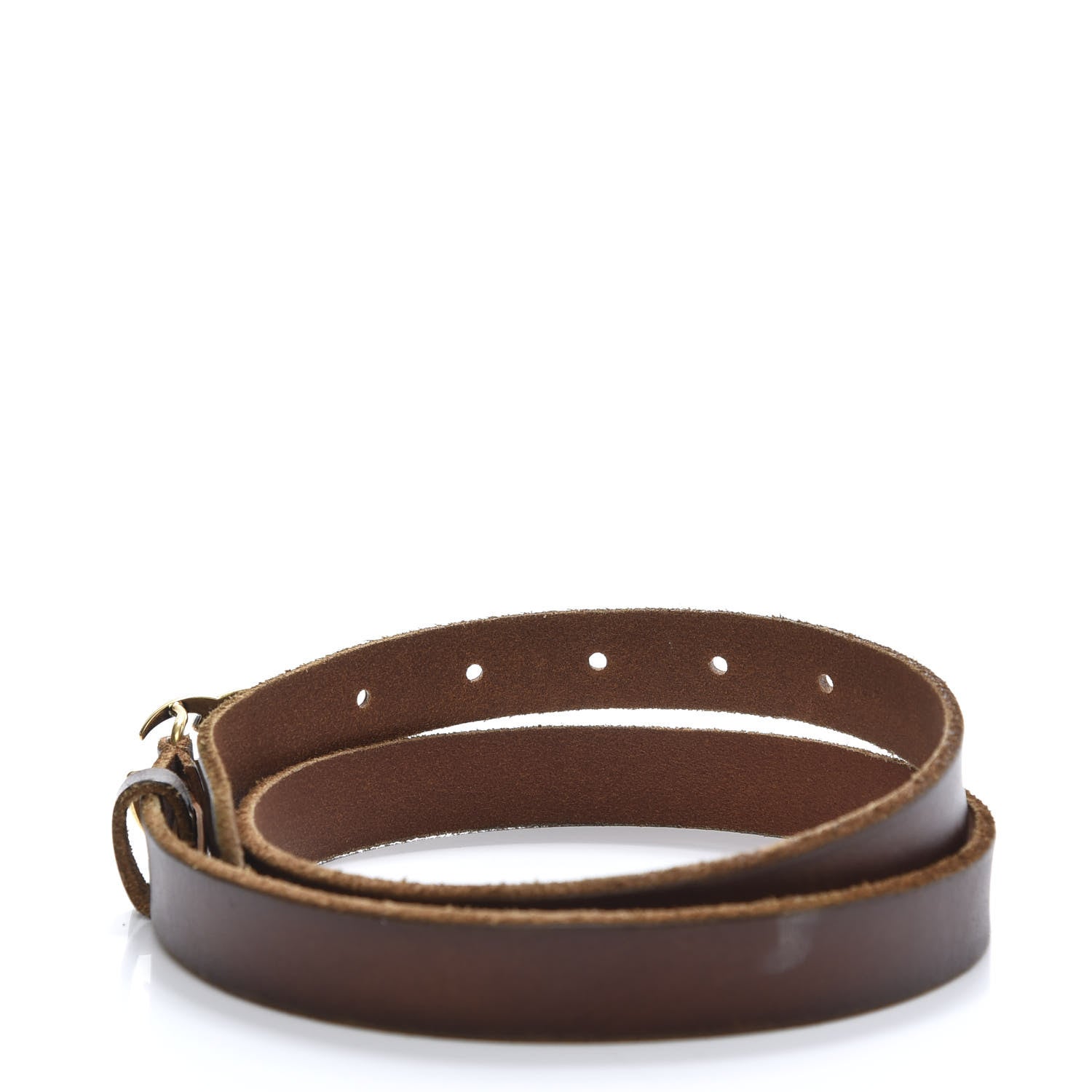 Gucci Faded Calfskin Double G 20mm Belt 80 32 Cuir 5 of 7