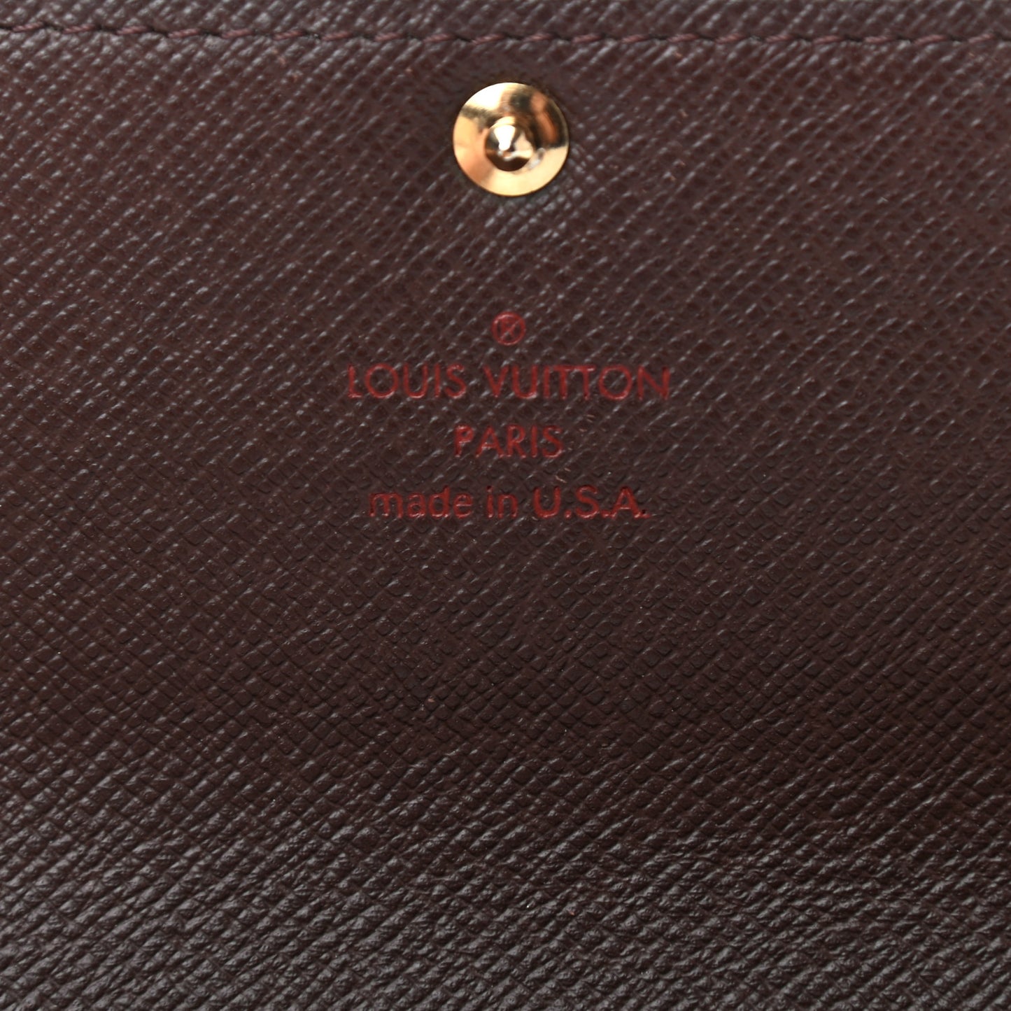 Damier Ebene Sarah Wallet