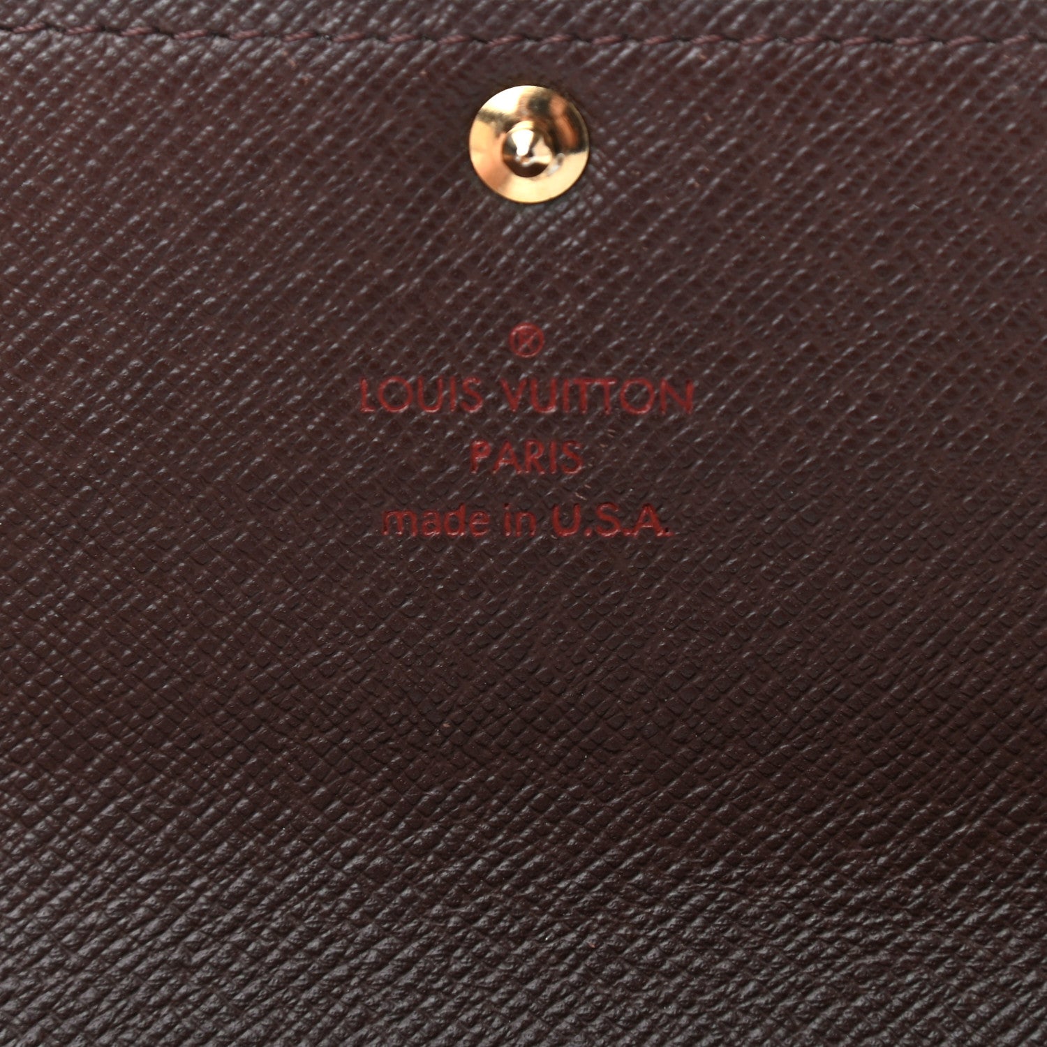 Louis Vuitton Damier Ebene Sarah Wallet 6 of 7