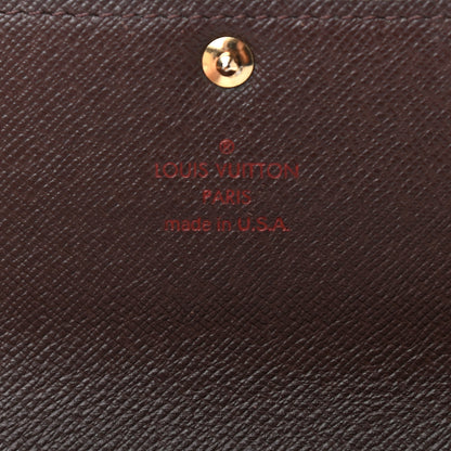 Louis Vuitton Damier Ebene Sarah Wallet 6 of 7