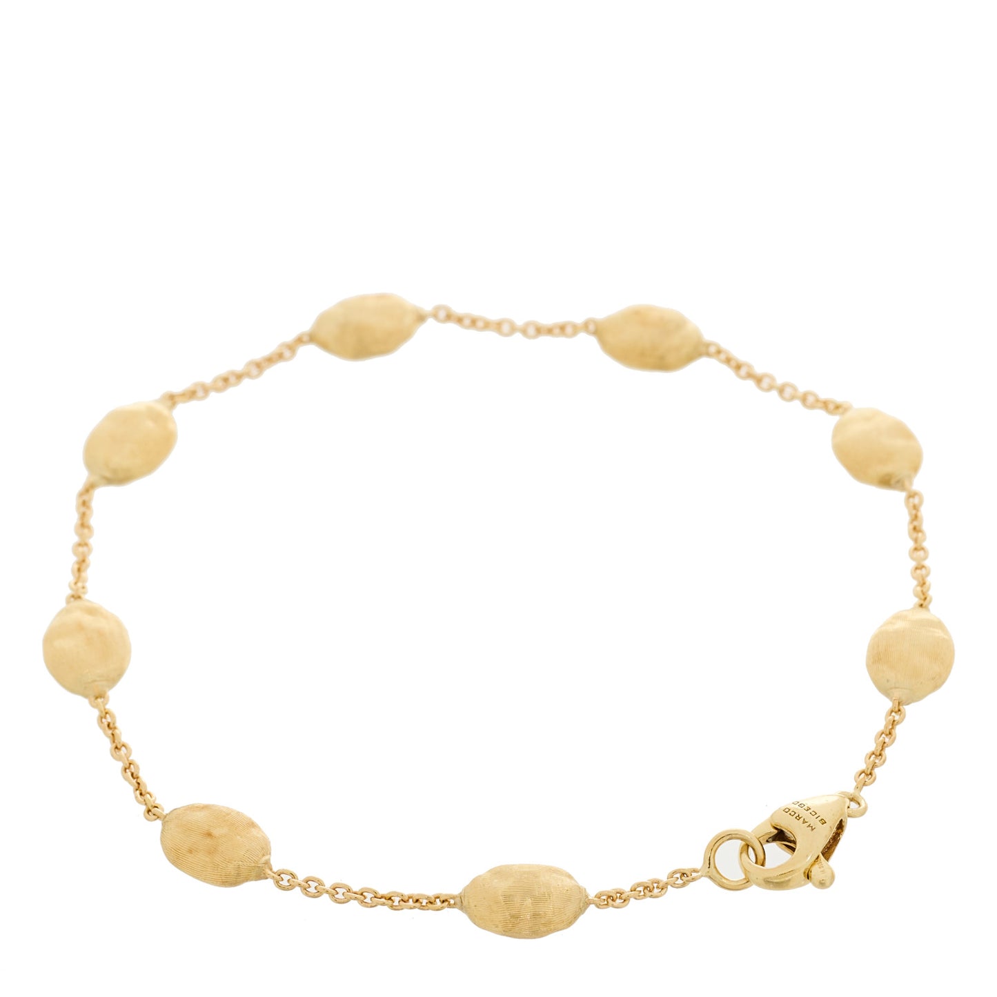 18K Yellow Gold Medium Siviglia Bean Bracelet