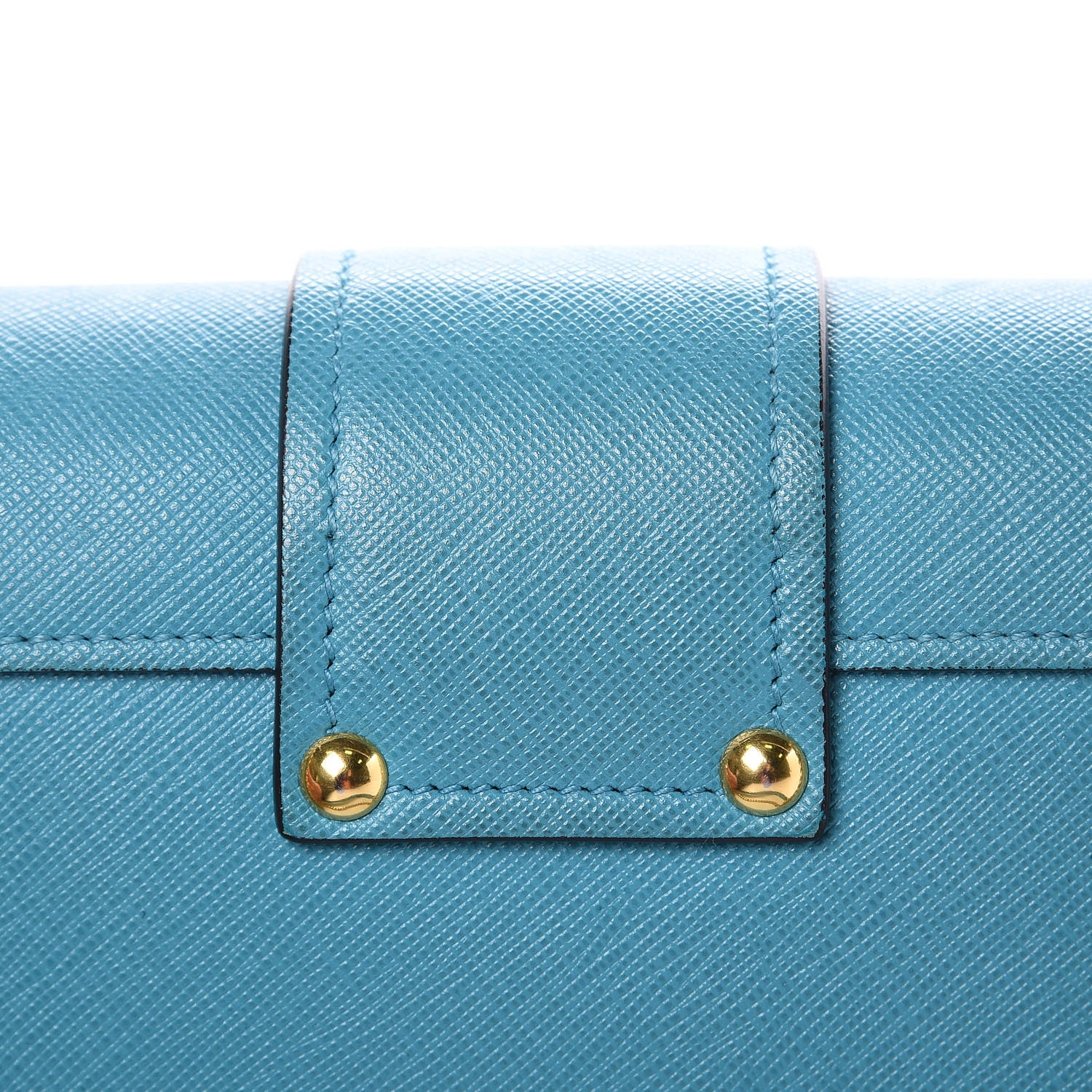 Prada Saffiano Lock Crossbody Turchese 12 of 12