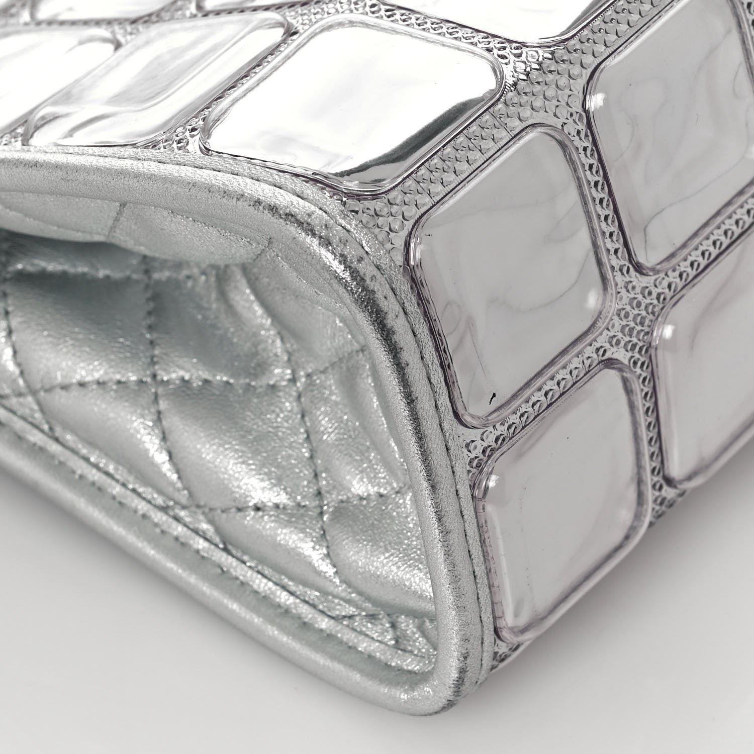 Chanel Vinyl Ice Cube Pochette 10 of 12