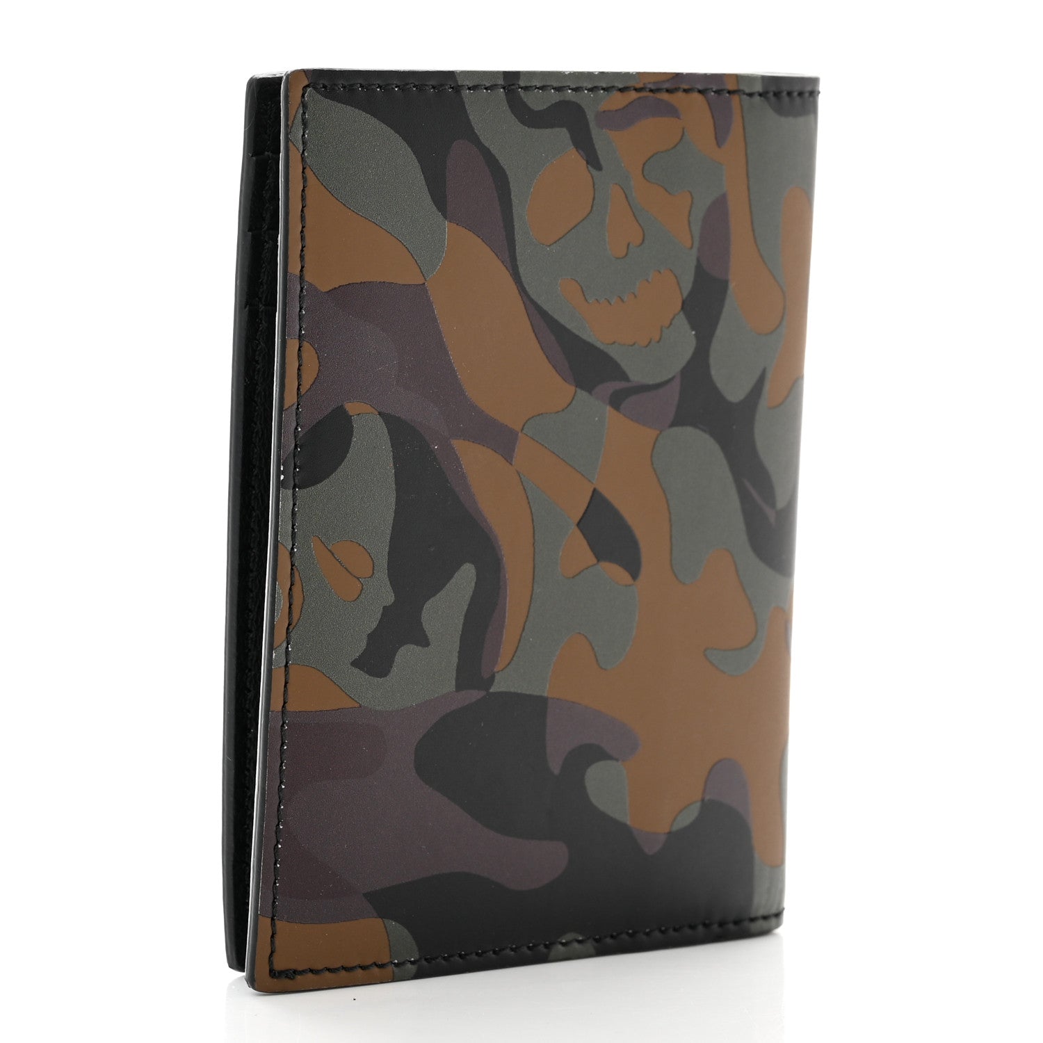 Alexander McQueen Calfskin Camoflauge Bi-Fold Wallet 3 of 7