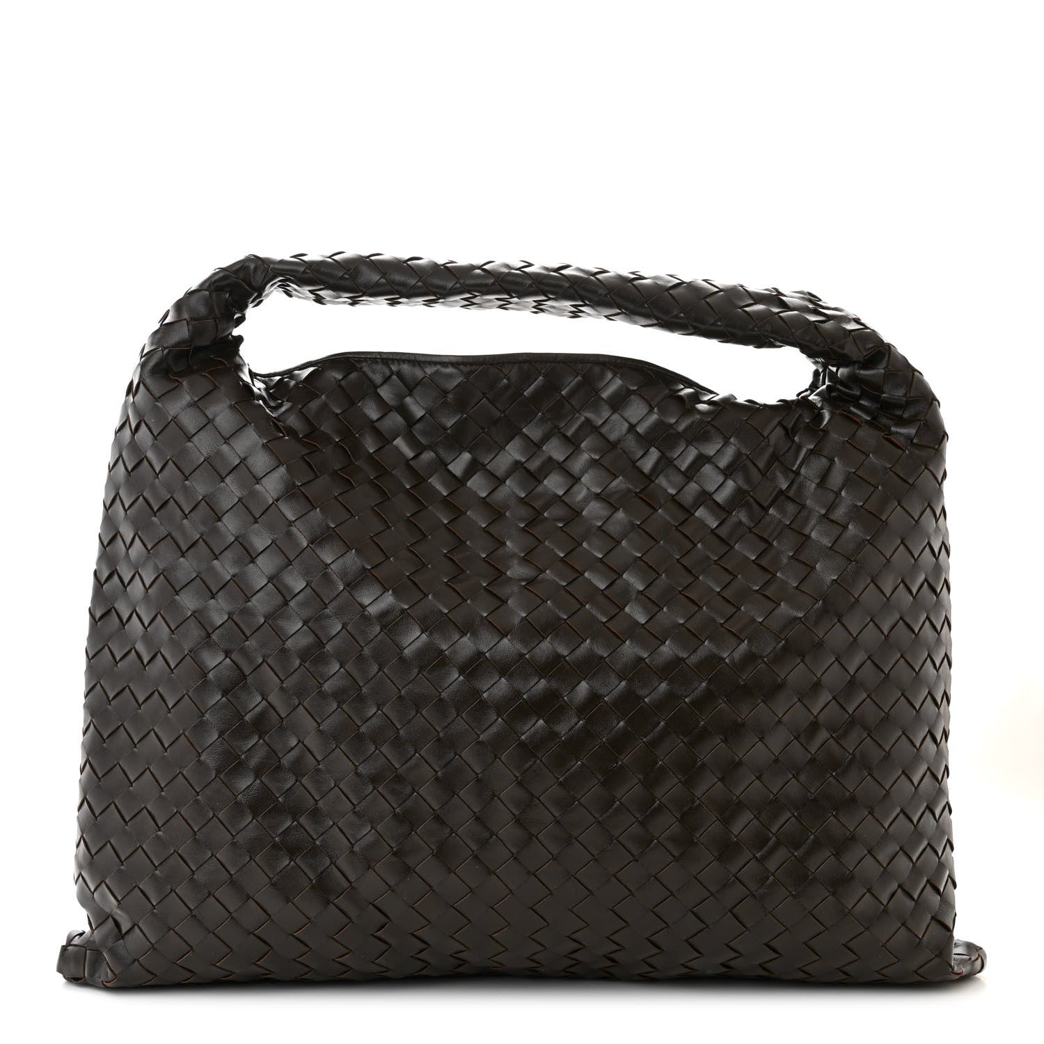 Bottega Veneta Calfskin Intrecciato Large Hop Ebano 1 of 10