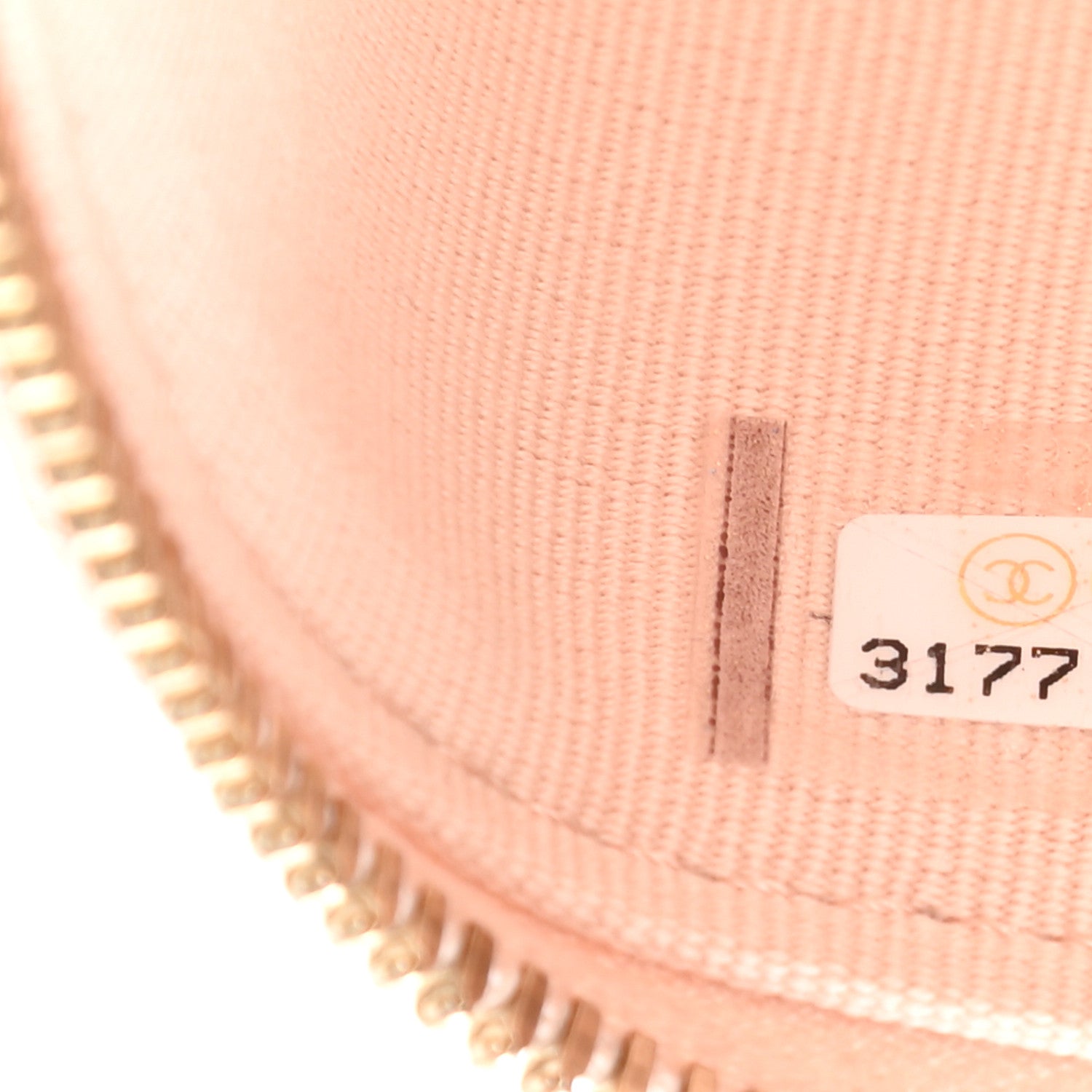 Chanel Caviar Quilted Small Vanity Case With Chain Light Beige 7 of 11