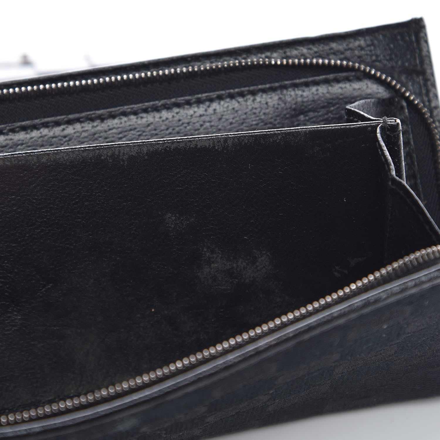 Gucci Monogram Metal Bar Chain Wallet Black 11 of 19