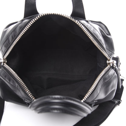 Givenchy Waxed Calfskin Small Nightingale Logo Strap Black 5 of 19