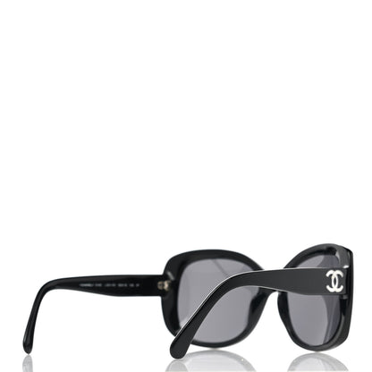Chanel Acetate Polarized CC Sunglasses 5183 Black 4 of 8