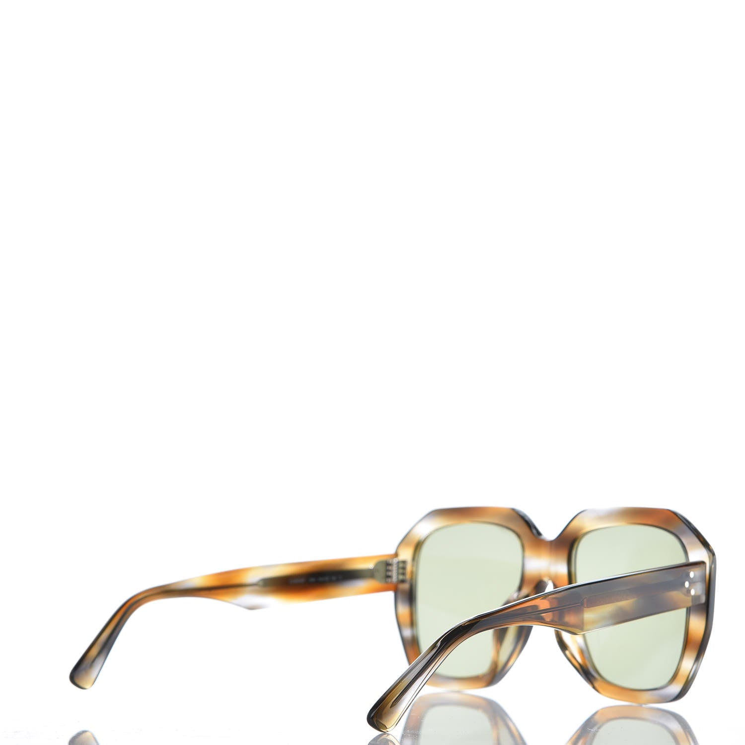 Celine Acetate Square Sunglasses CL40045F Brown 3 of 8