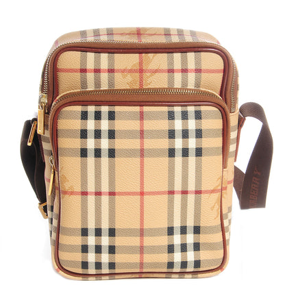 Burberry Haymarket Check Small Messenger Brown 1 of 17