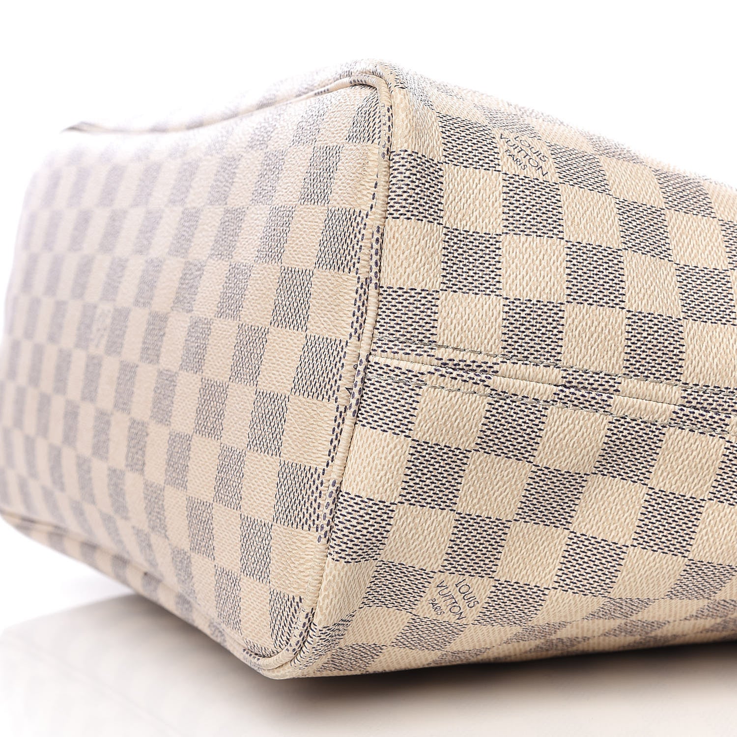 Louis Vuitton Damier Azur Neo Neverfull MM Rose Ballerine 7 of 8