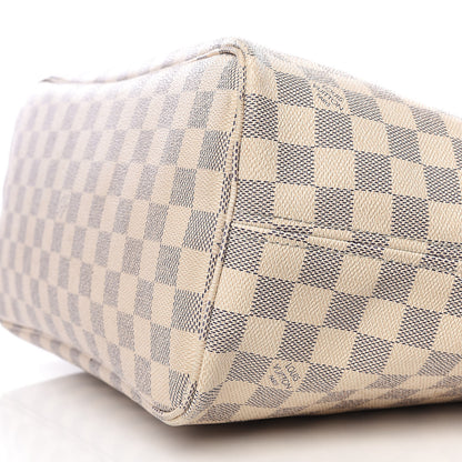 Louis Vuitton Damier Azur Neo Neverfull MM Rose Ballerine 7 of 8