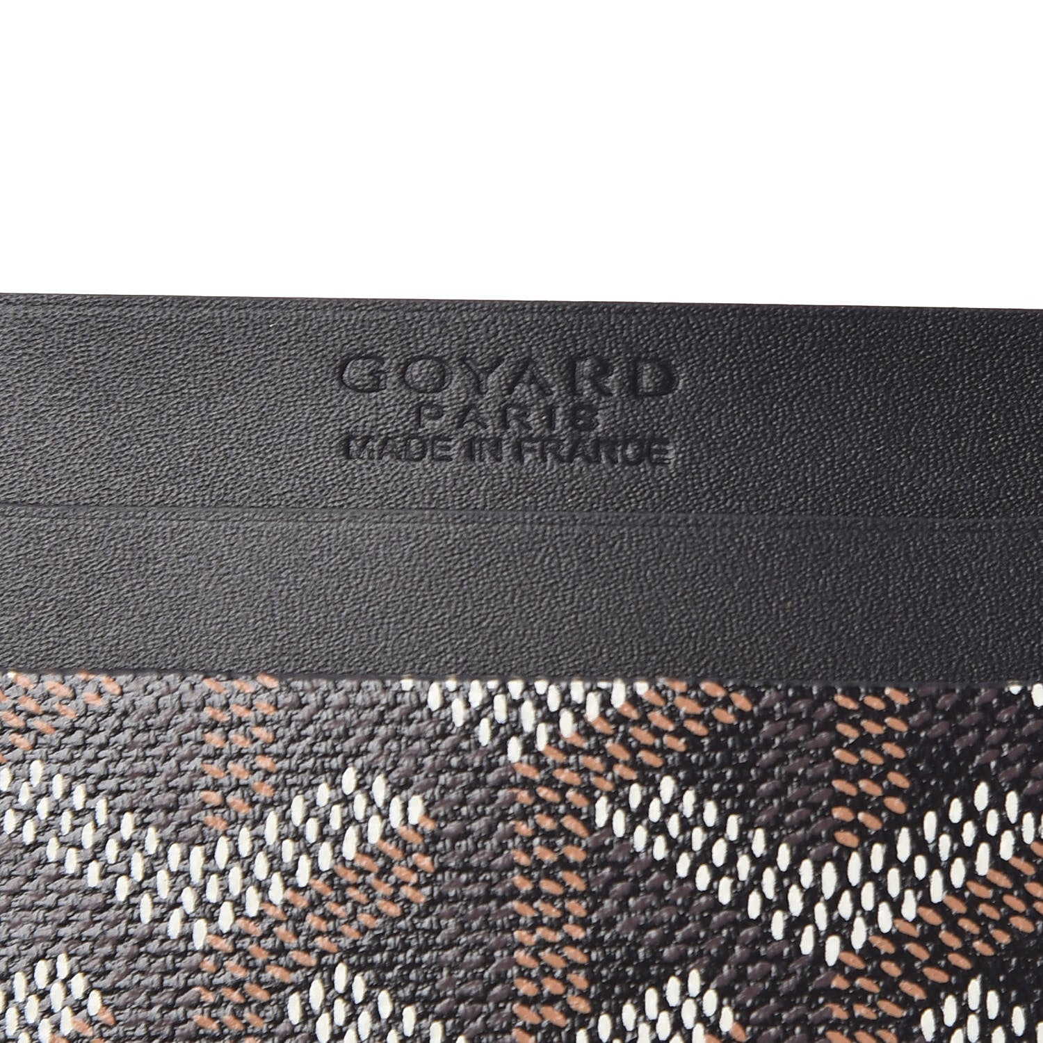 Goyard Goyardine Saint Sulpice Card Holder Black 6 of 7