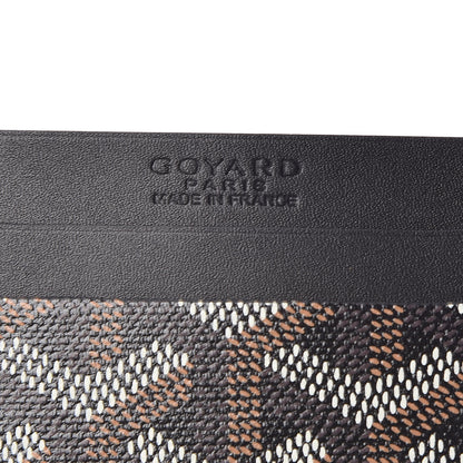 Goyard Goyardine Saint Sulpice Card Holder Black 6 of 7