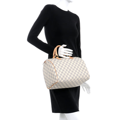 Louis Vuitton Damier Azur Speedy 30 2 of 10