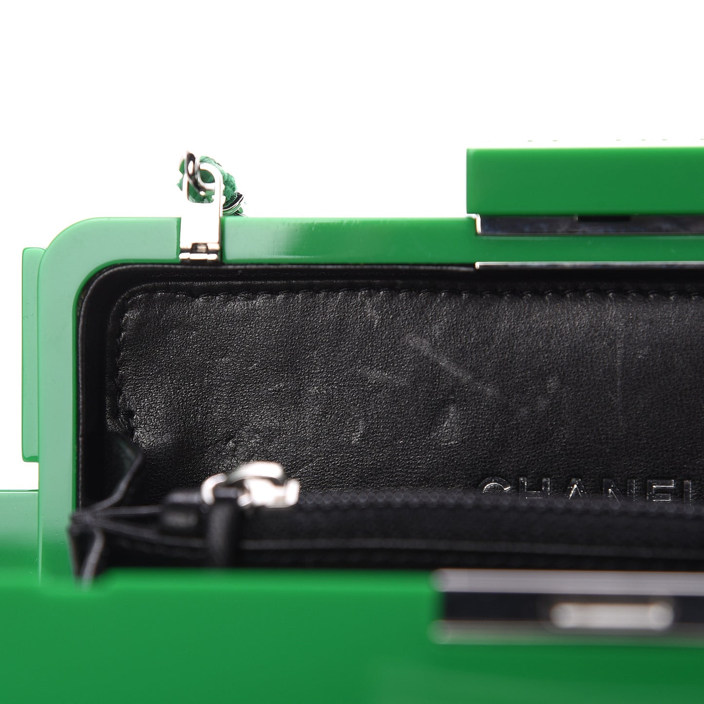 Plexiglass Boy Brick Lego Clutch Green