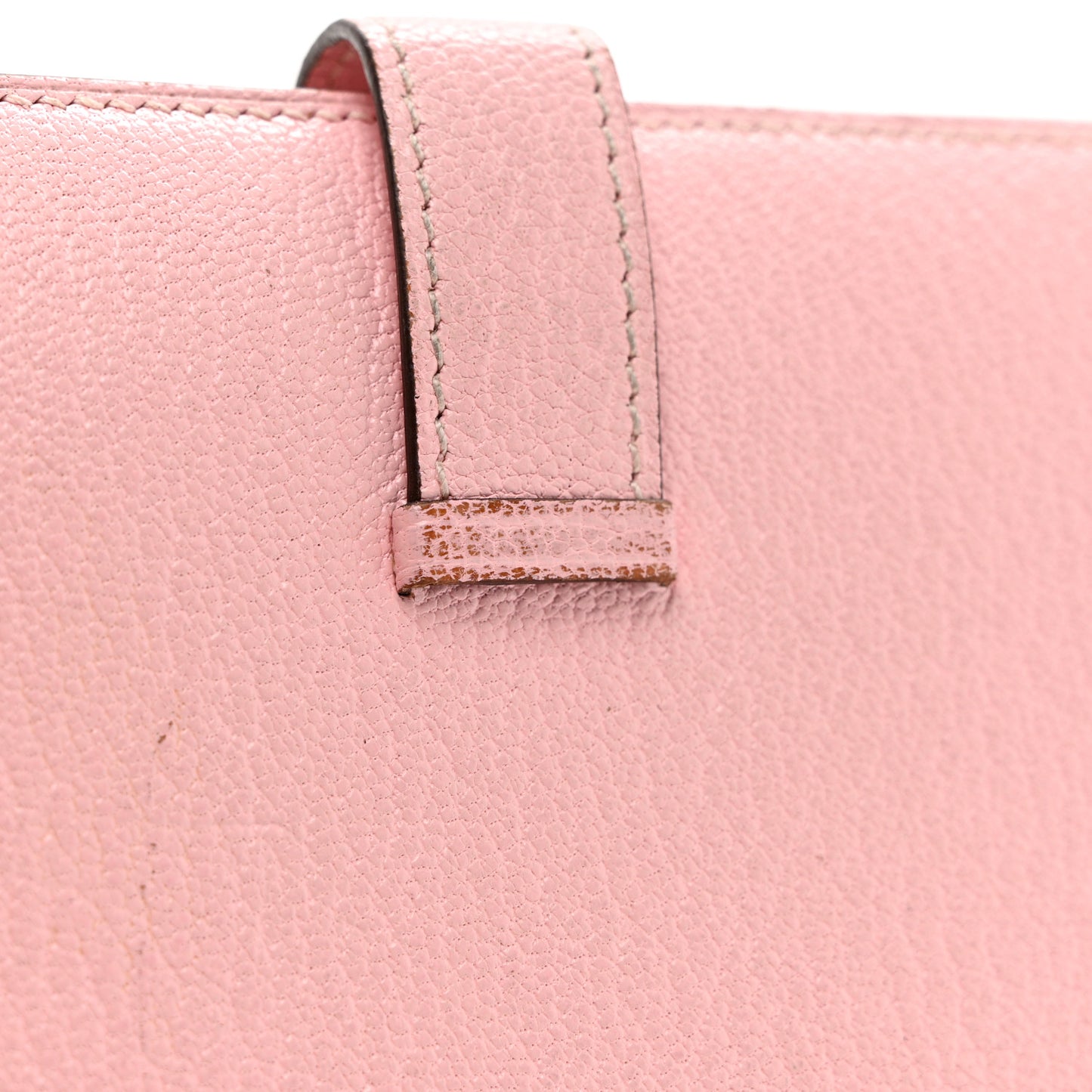 Chevre Mysore Bearn Compact Wallet Rose Sakura