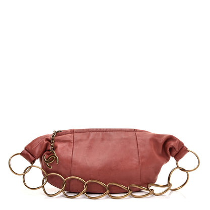 Chanel Lambskin Small Chain Hobo Pink 1 of 11