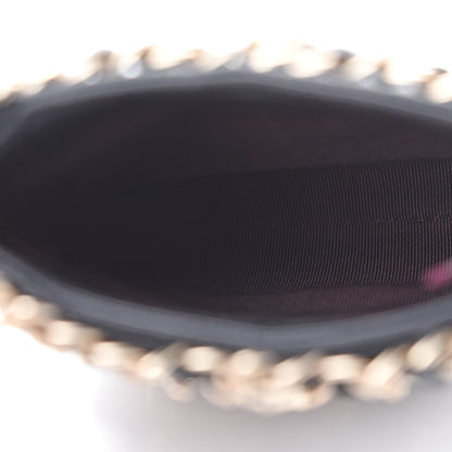 Chanel Lambskin Tech Me Out Clutch With Chain Black 4 of 10